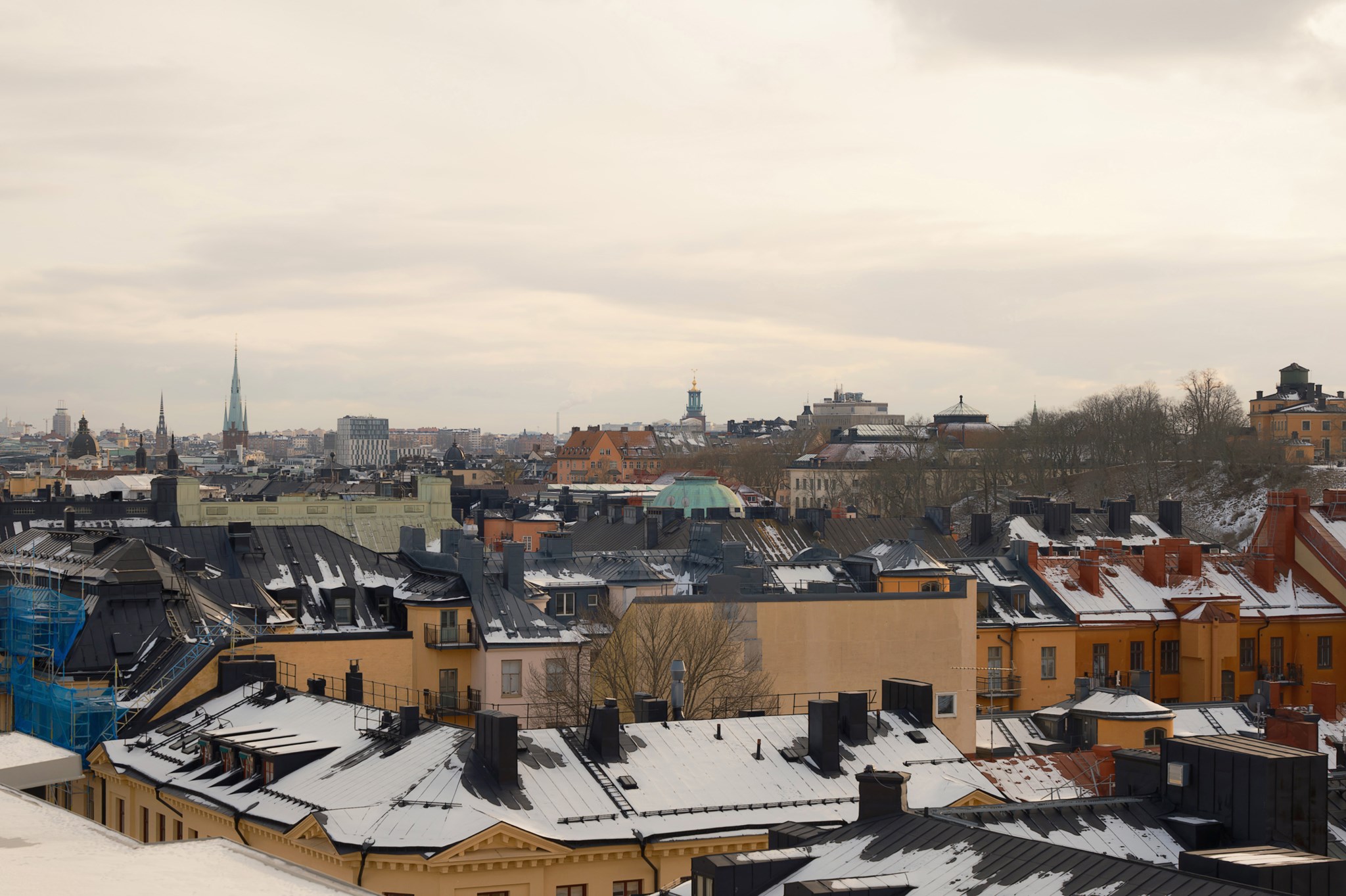 Utsikt från takterrassen Döbelnsgatan 56, 2 tr