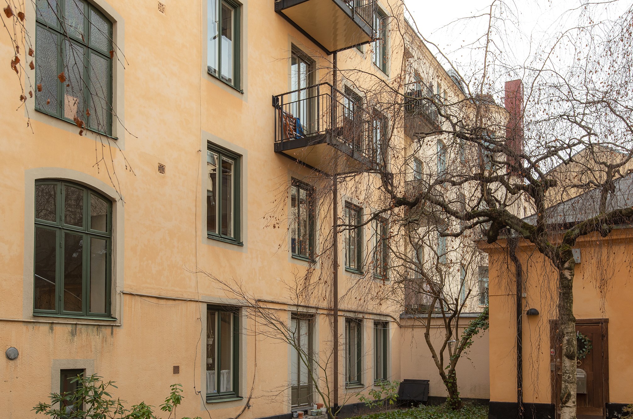 Möjlighet att bygga balkong Surbrunnsgatan 4, 1 tr