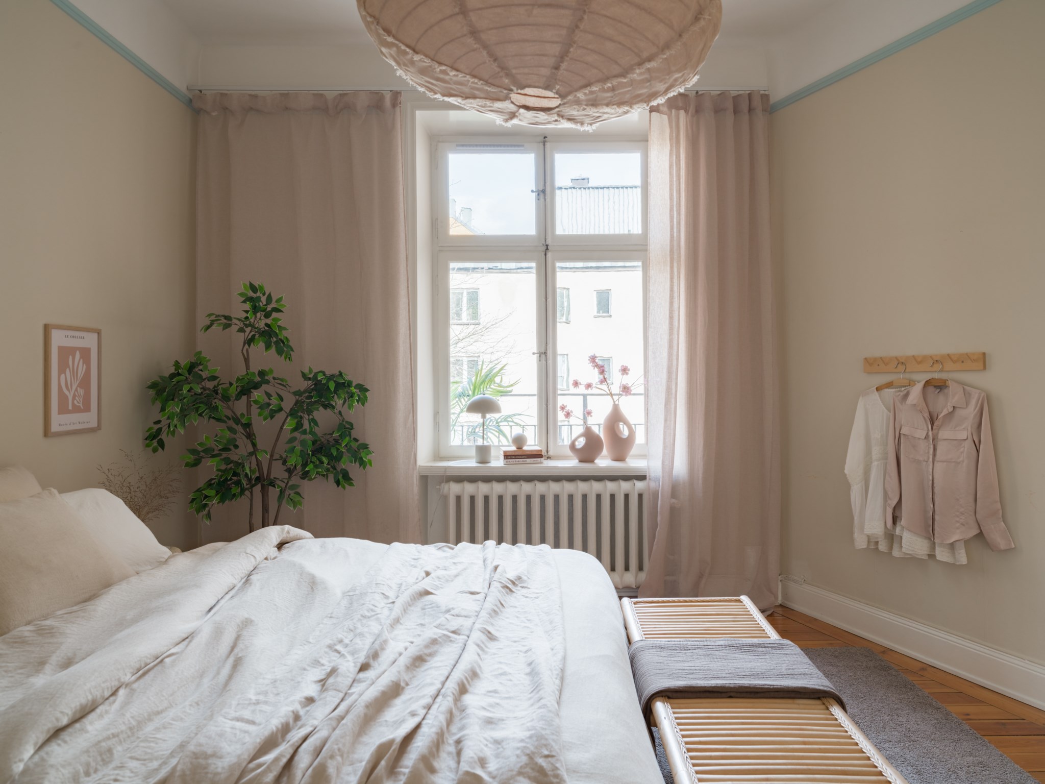 Master bedroom mot gård Rörstrandsgatan 4, 3 tr