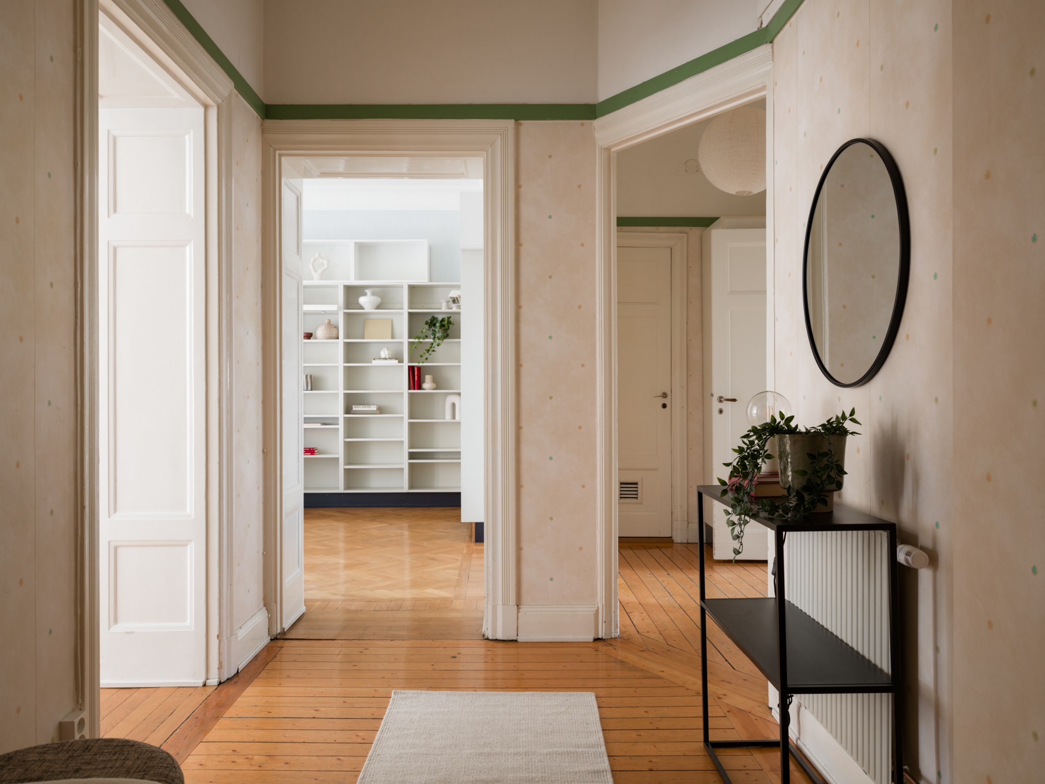 Ljus och inbjudande hall Rörstrandsgatan 4, 3 tr