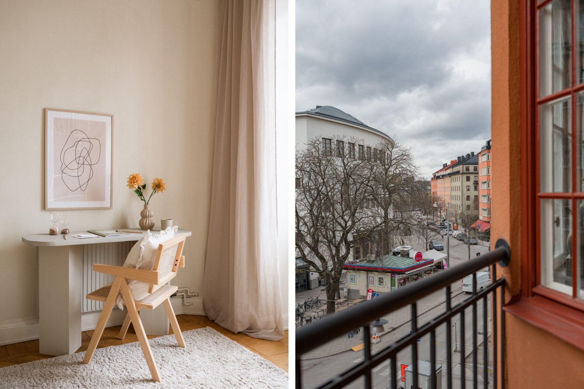 Sovrum - Balkong Rörstrandsgatan 4, 3 tr