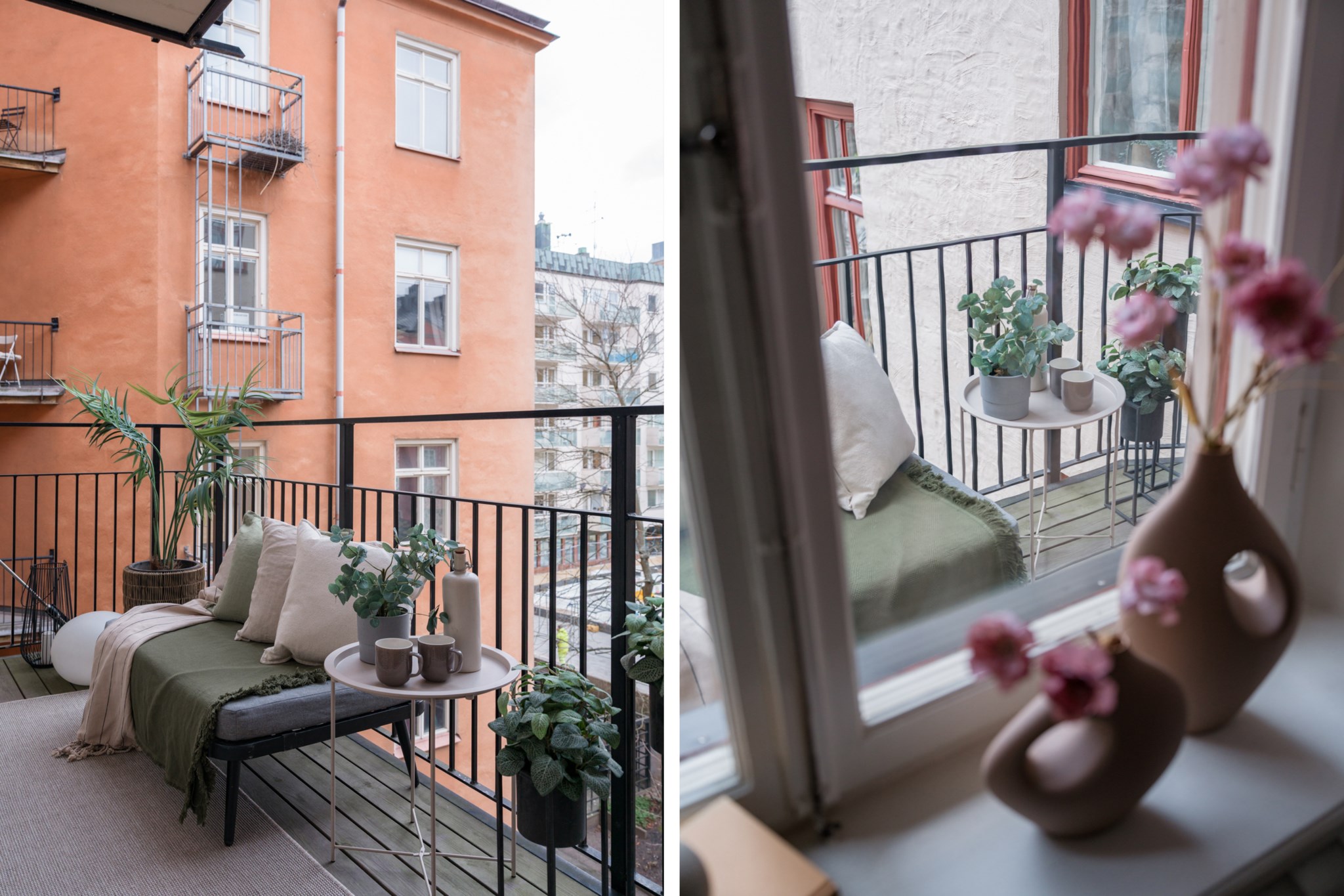 Stor balkong Rörstrandsgatan 4, 3 tr