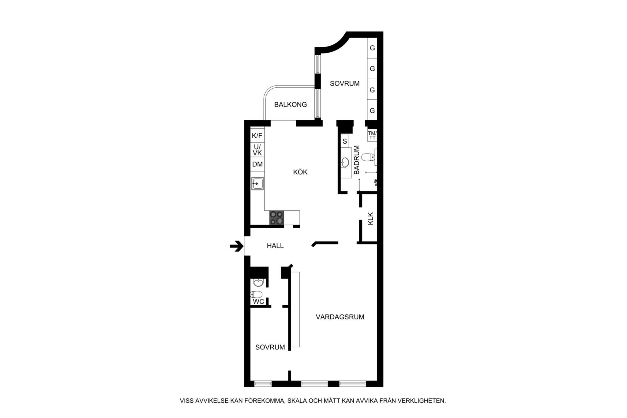 Planritning (ej skalenlig) Valhallavägen 82