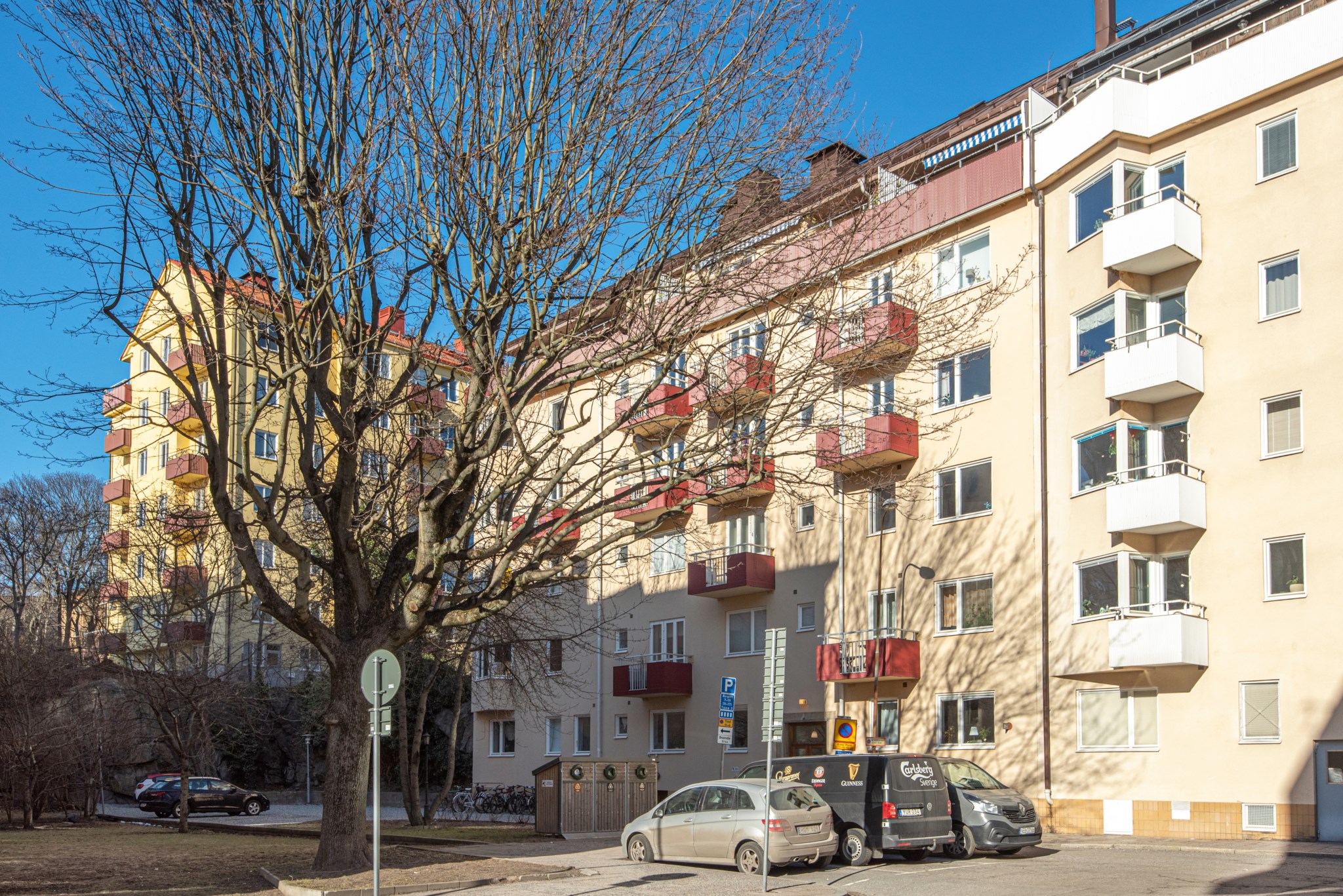 Fasad Körsbärsvägen 10