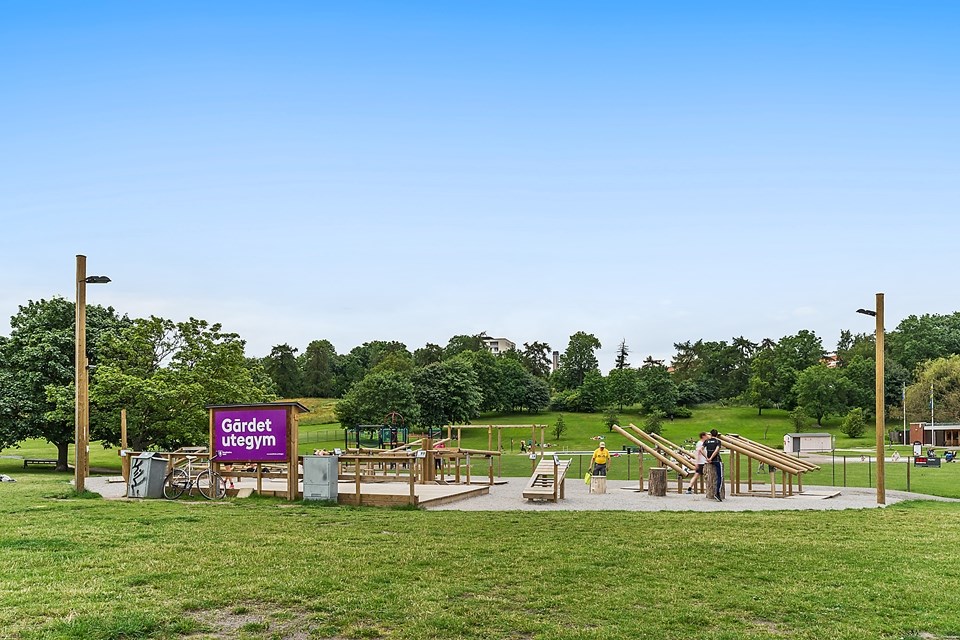 Gärdets utegym Skeppargatan 98
