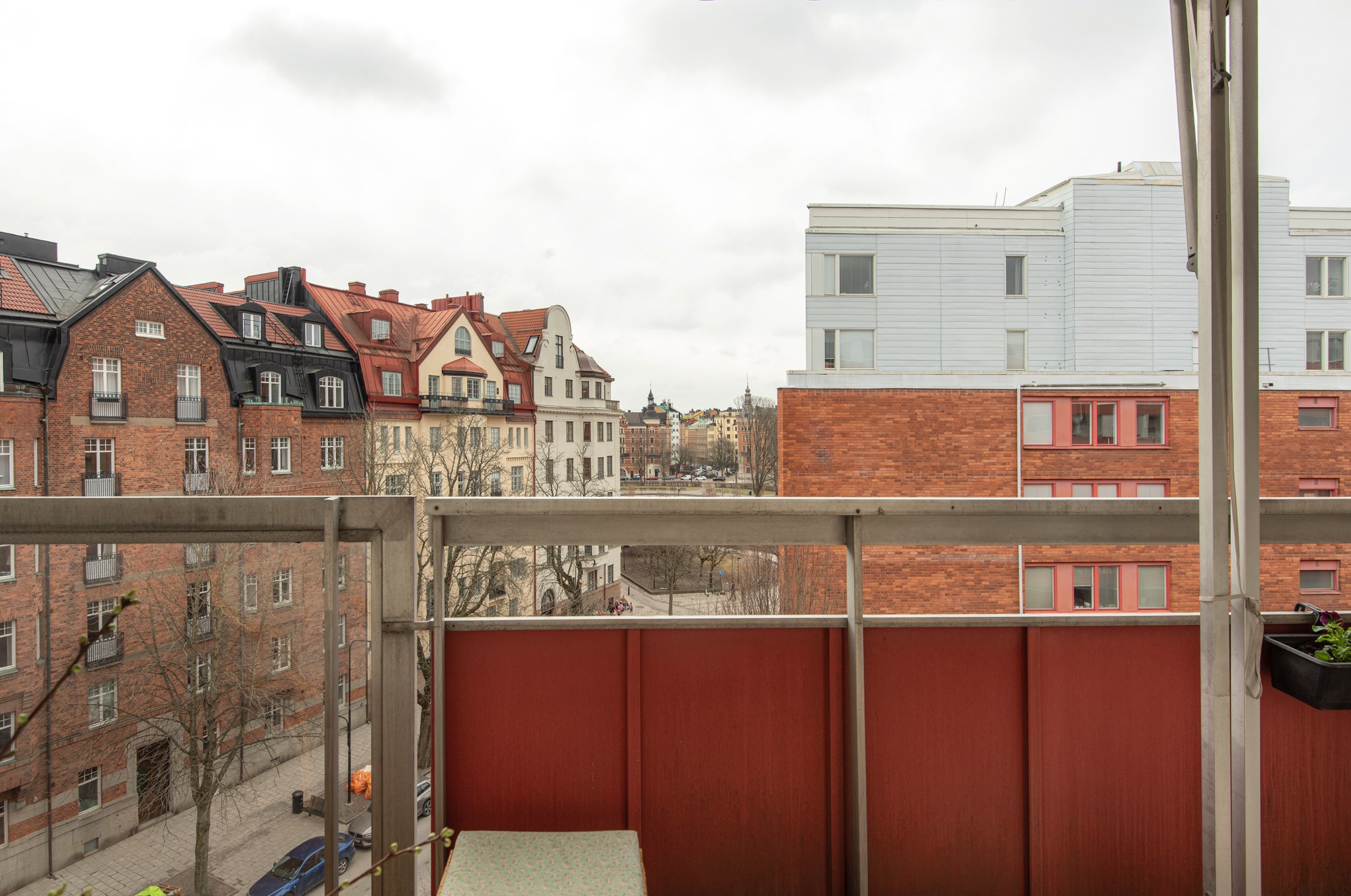 Balkong mot Karlaplan Karlaplan 21C, 4 tr