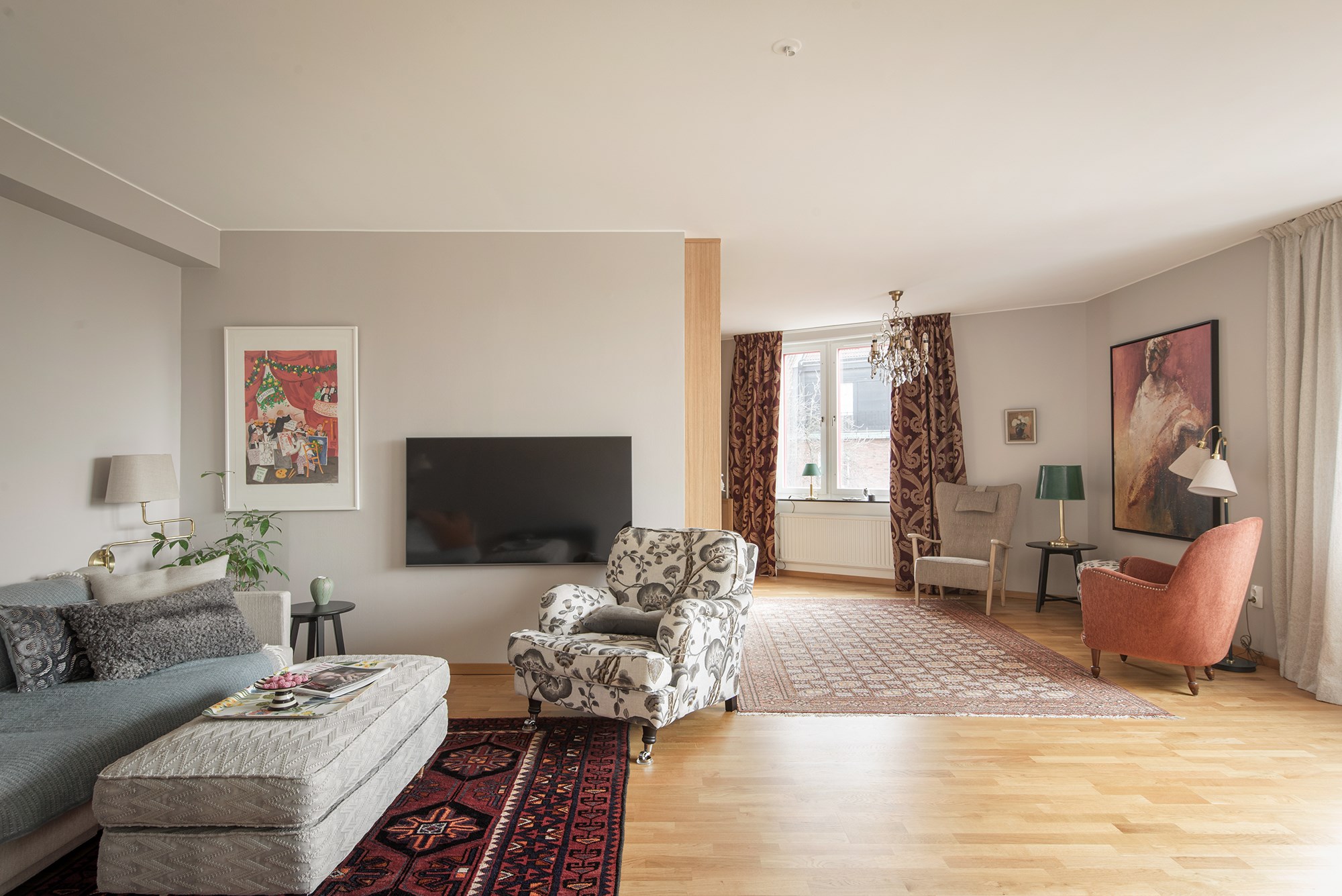 Sällskapsrum Karlaplan 21C, 4 tr