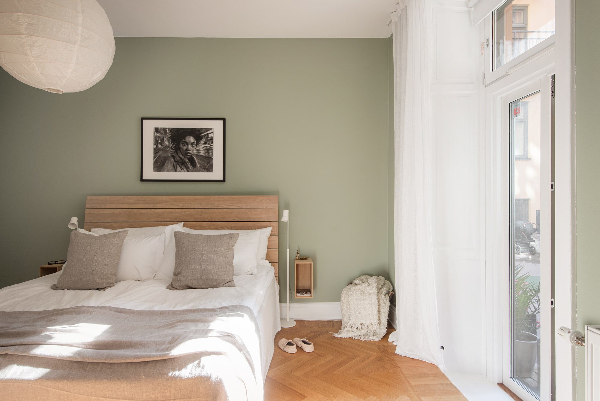 Rymligt sovrum Birger Jarlsgatan 113D