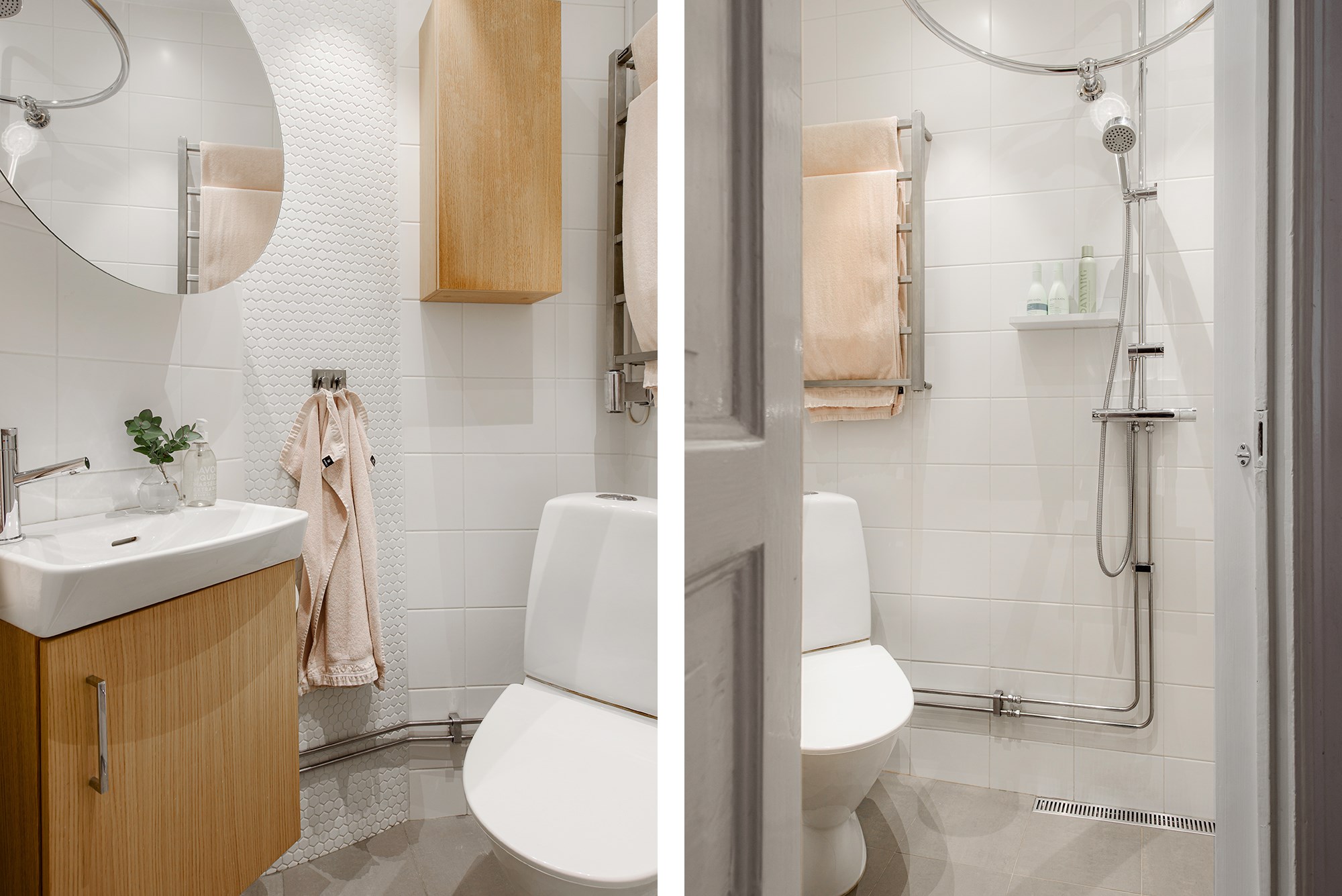 Fräscht och helkaklat badrum Birger Jarlsgatan 113D