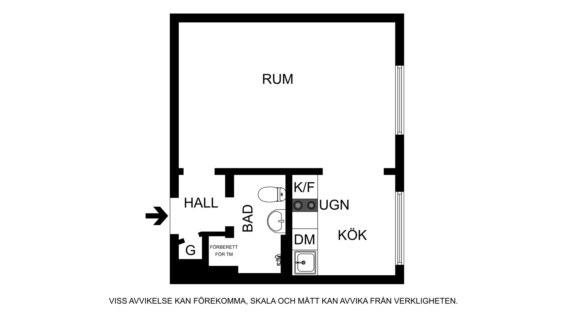 Planritning Frejgatan 4