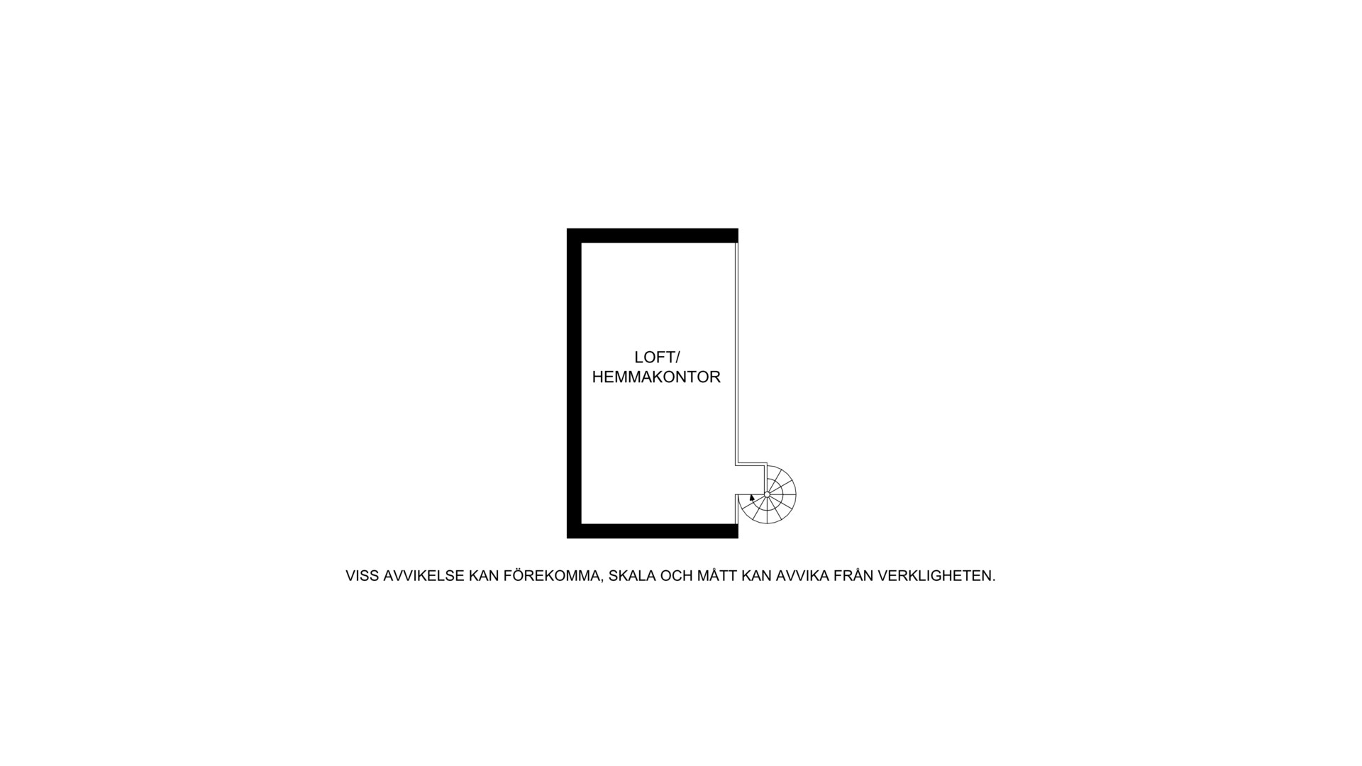 Planlösning loft Igeldammsgatan 22A, 2tr
