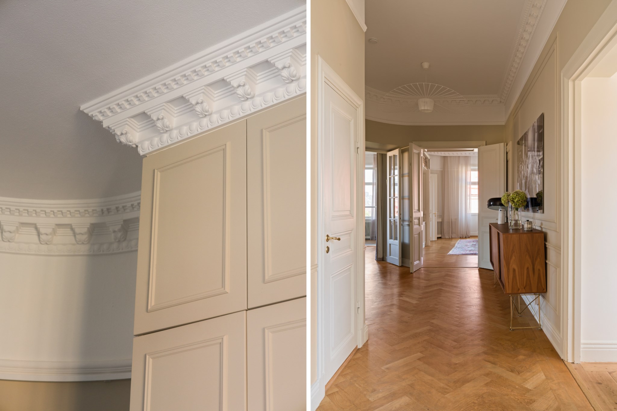 Enastående stuckaturer - Hall Birger Jarlsgatan 112