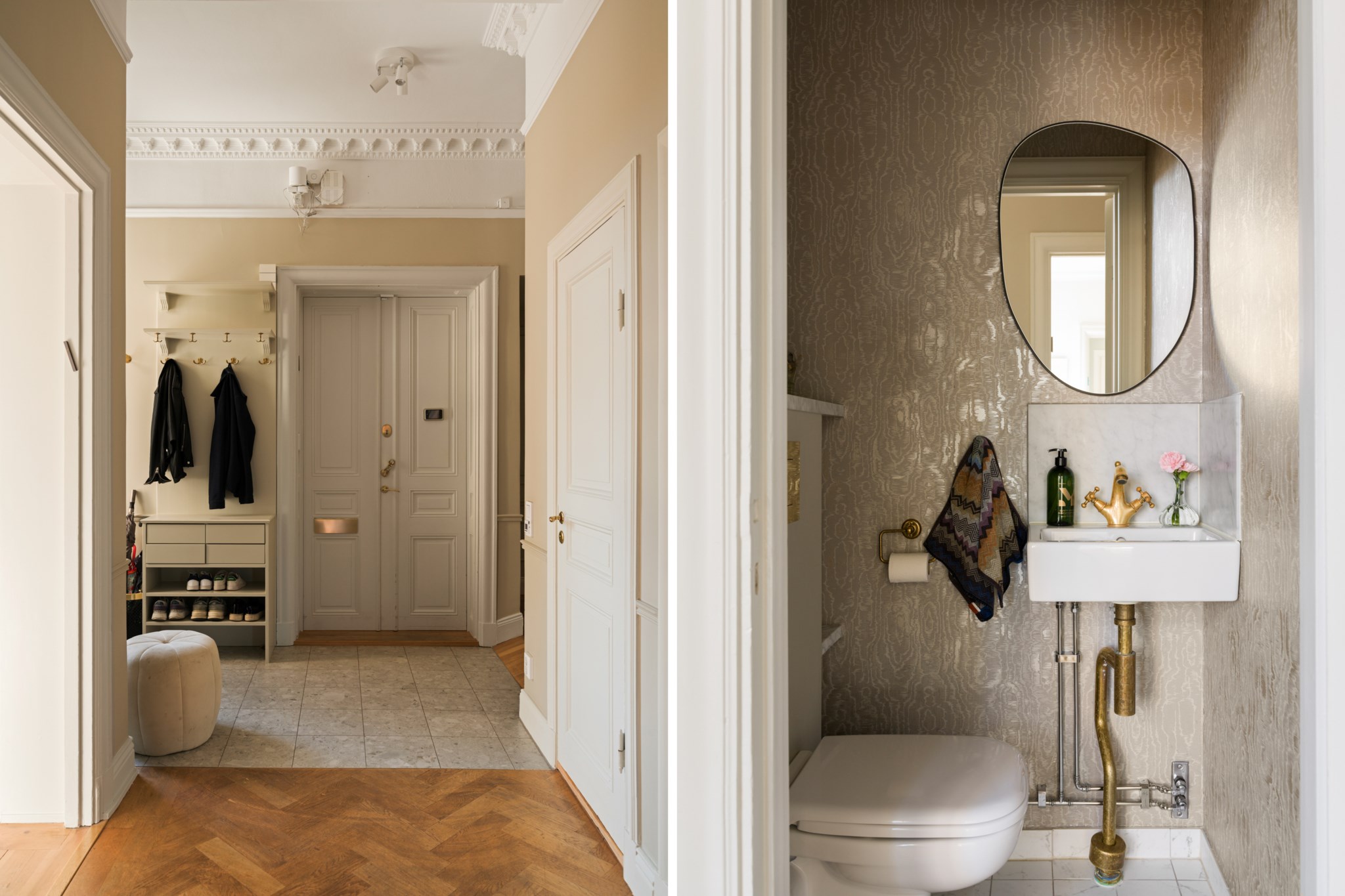 Hall - Gäst WC Birger Jarlsgatan 112