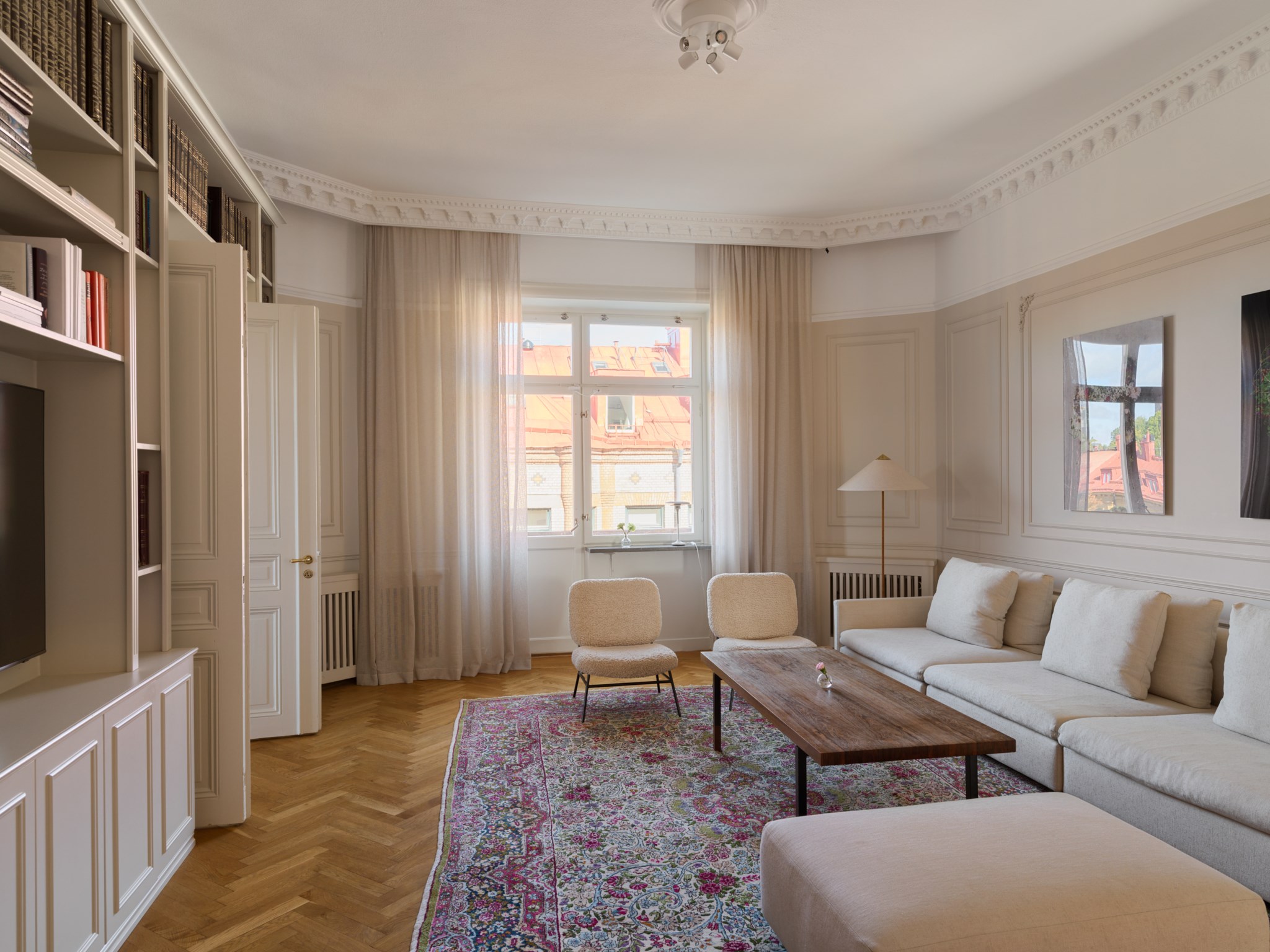 Sällskapsrum med balkong Birger Jarlsgatan 112