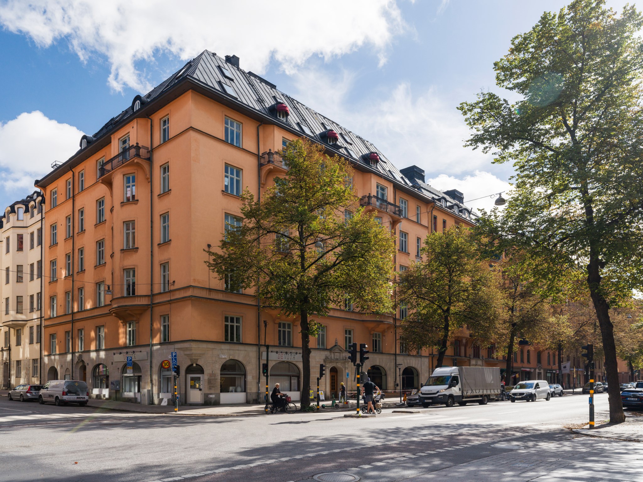 Fasad Birger Jarlsgatan 112