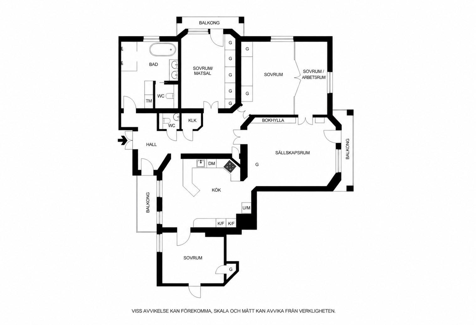 Planritning Birger Jarlsgatan 112