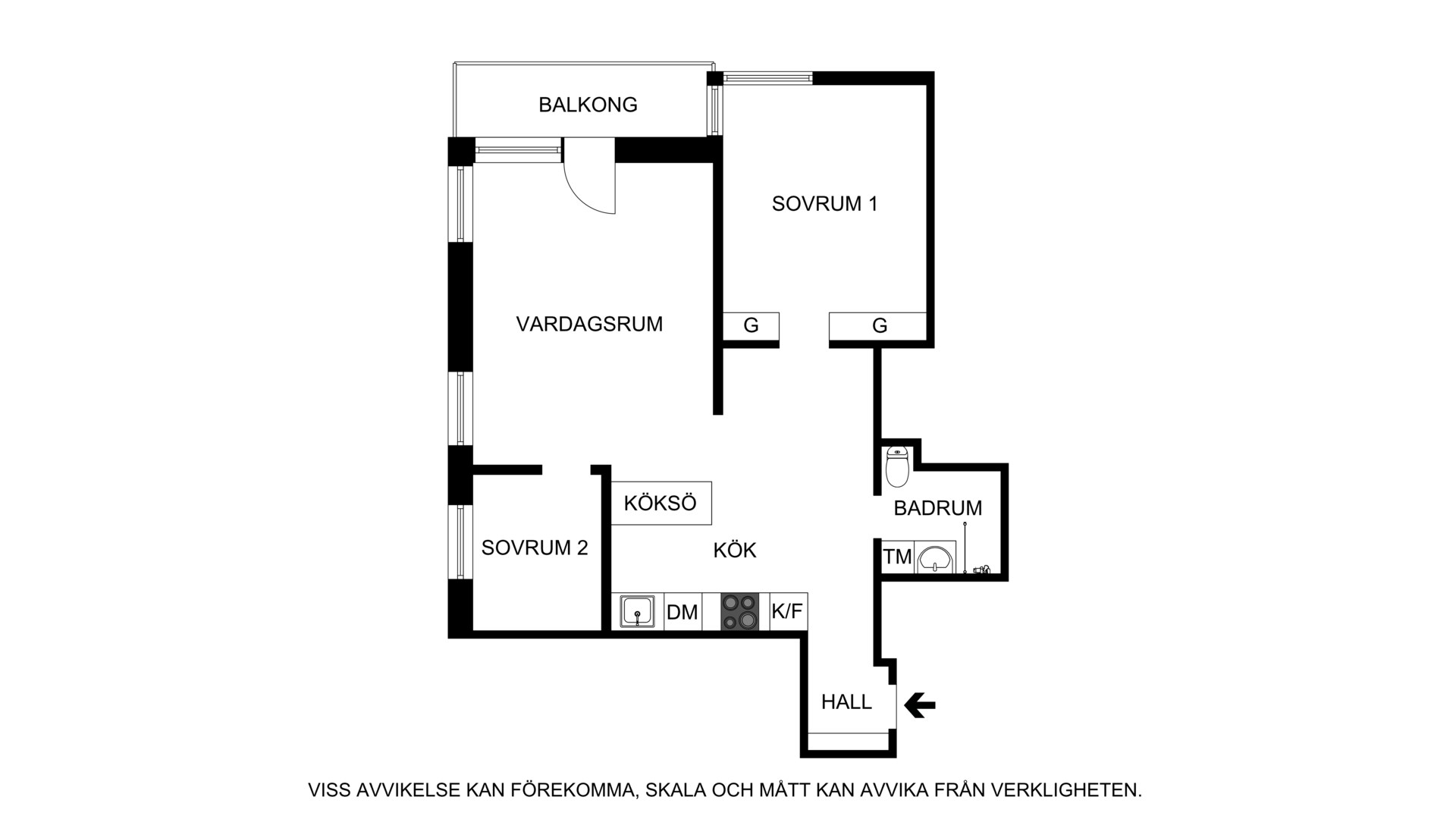 Alternativ planlösning Sandelsgatan 40