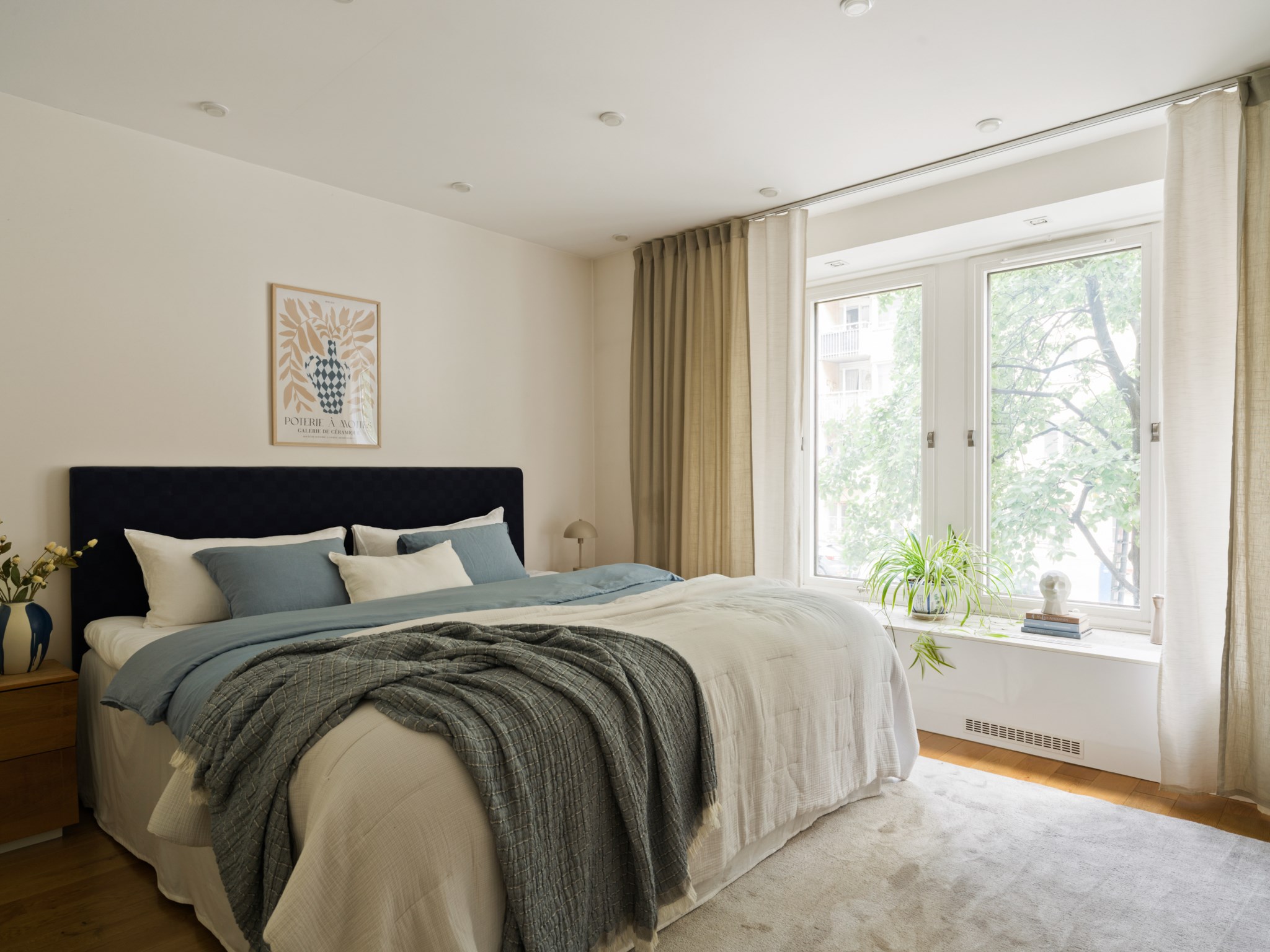 Master bedroom Tulegatan 49, 1 tr