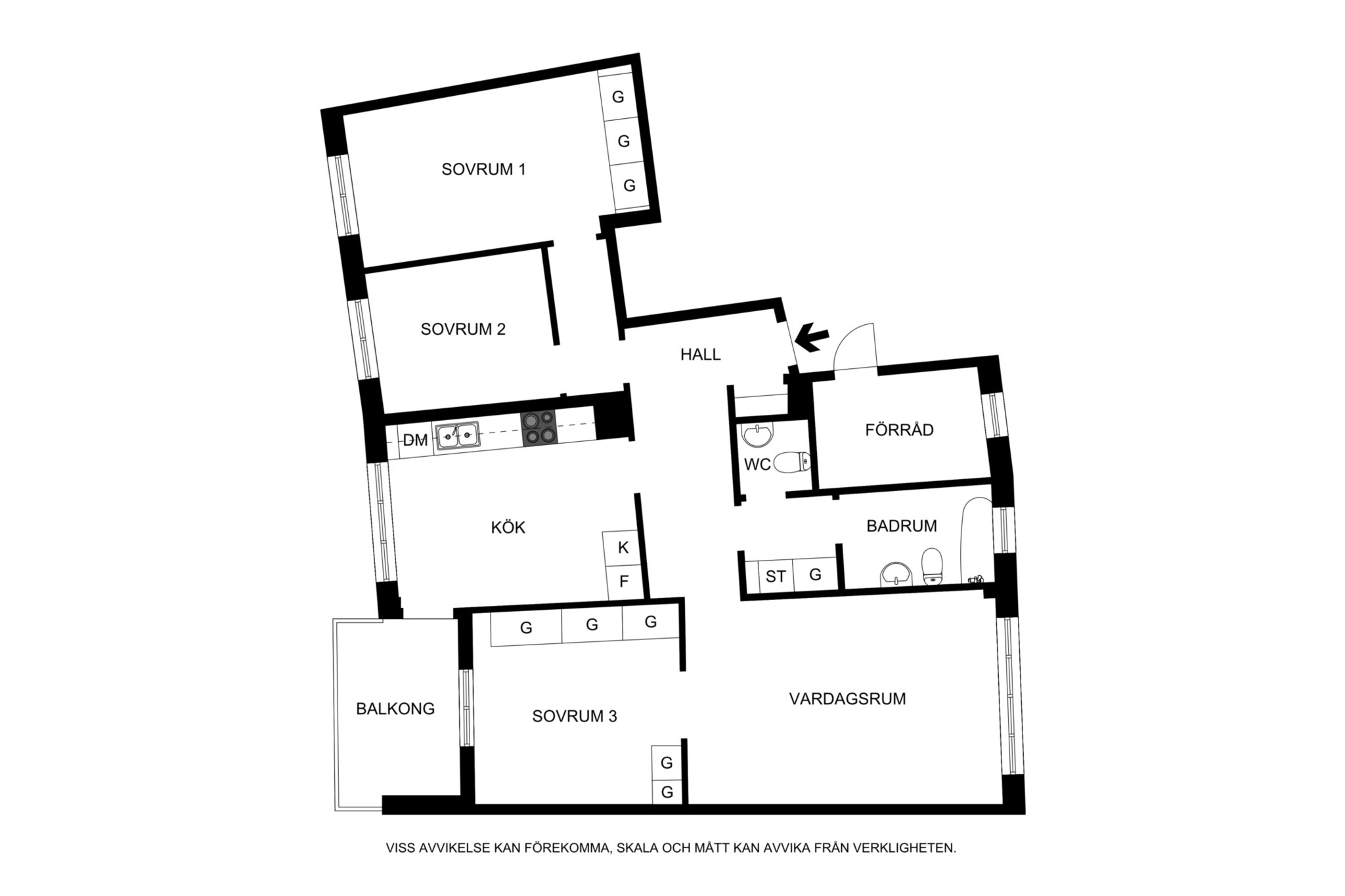 Planritning Starrängsringen 54