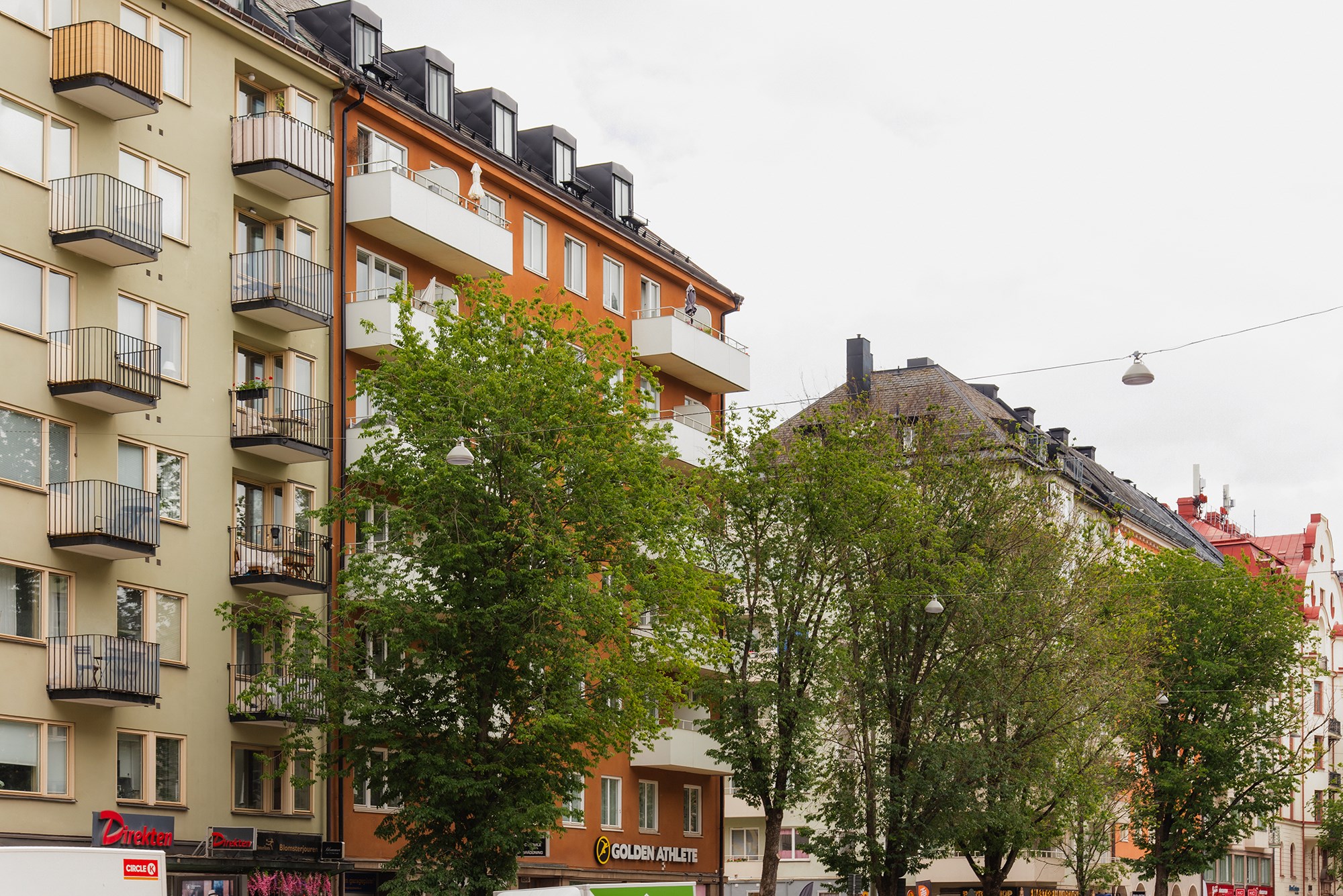 Fasad Sveavägen 136, 2 tr