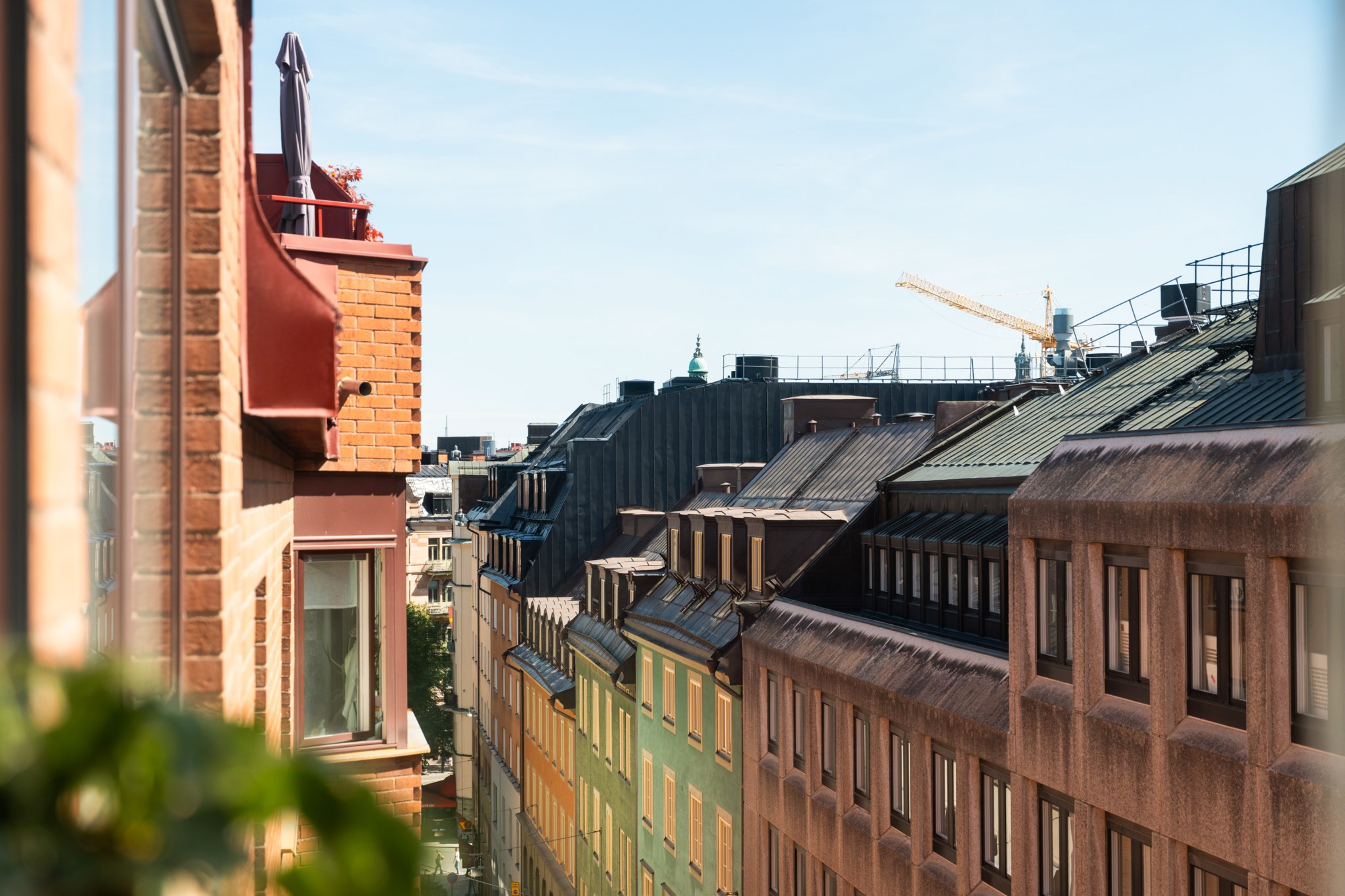 Burspråk med fin utsikt mot Brunnsgatan Regeringsgatan 70B, 4 tr