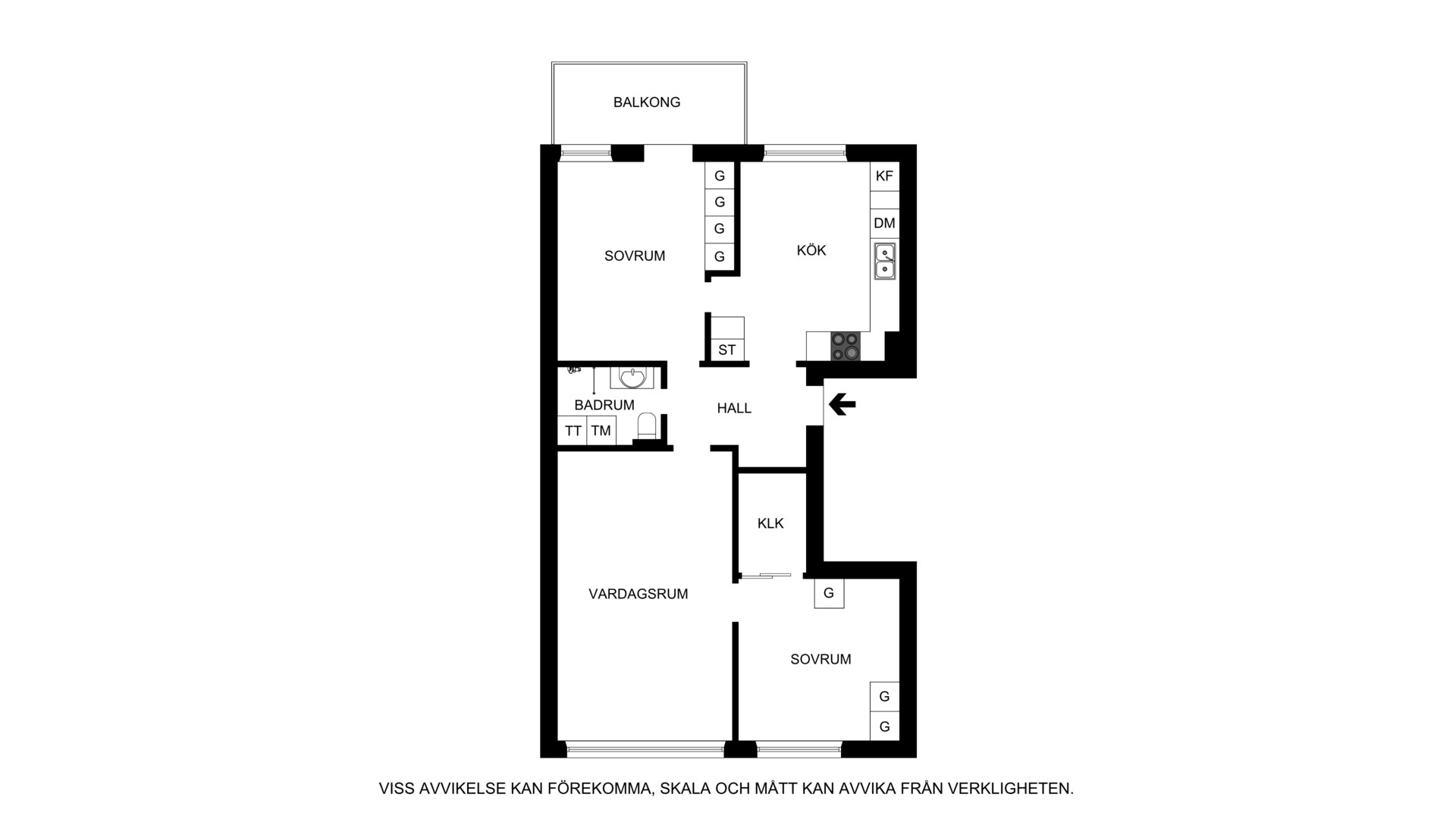 Planskiss Dalagatan 29, 4 tr