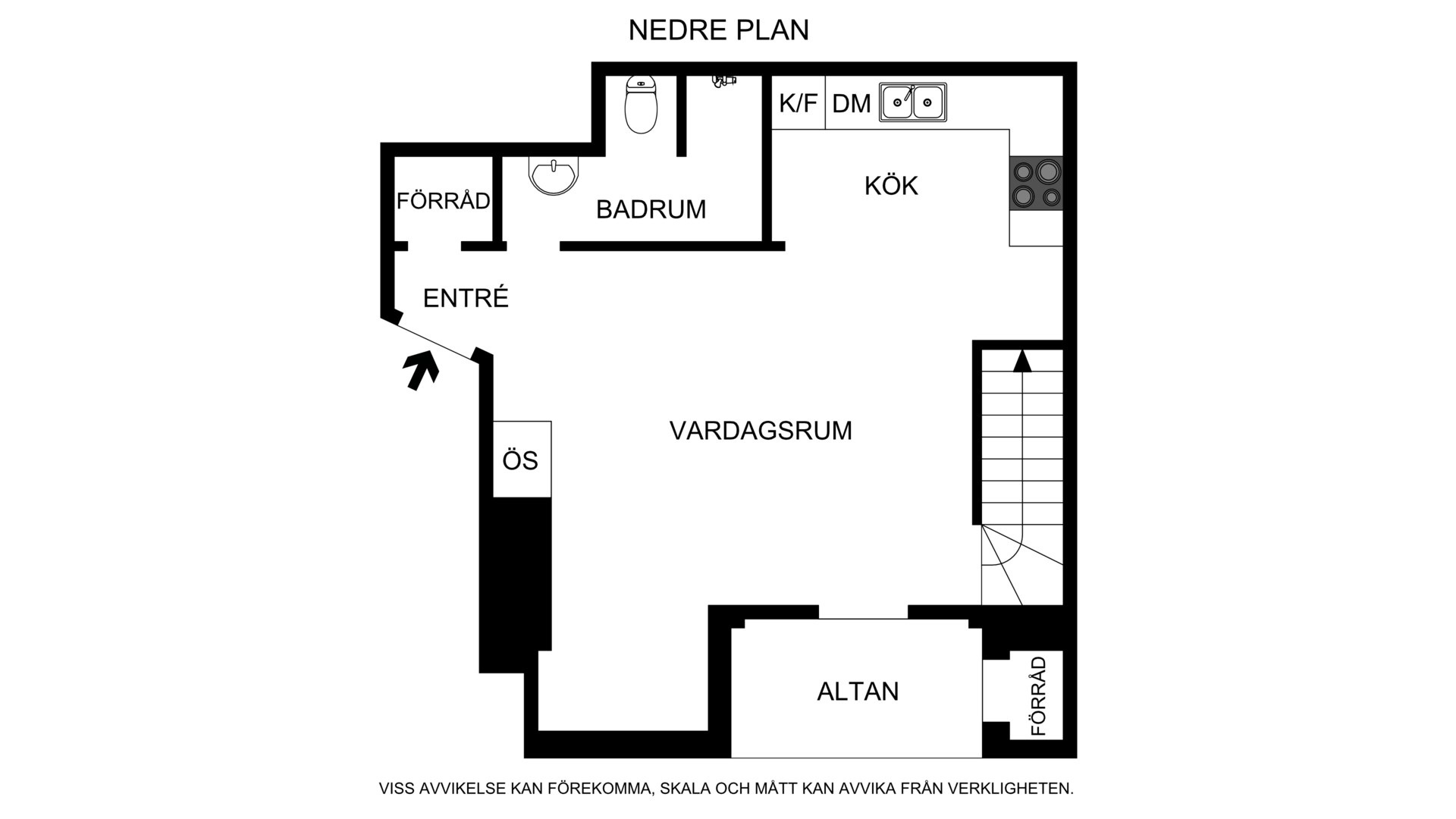 Planskiss nedre plan Hantverkargatan 86, högst upp