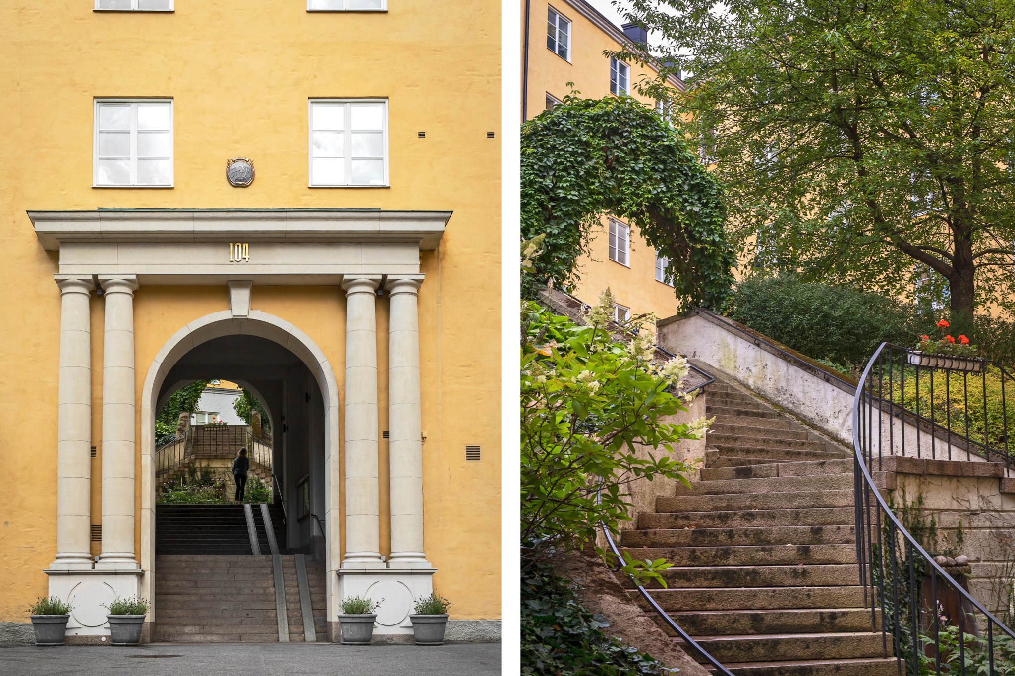 Fasad - Innergård Birger Jarlsgatan 104L