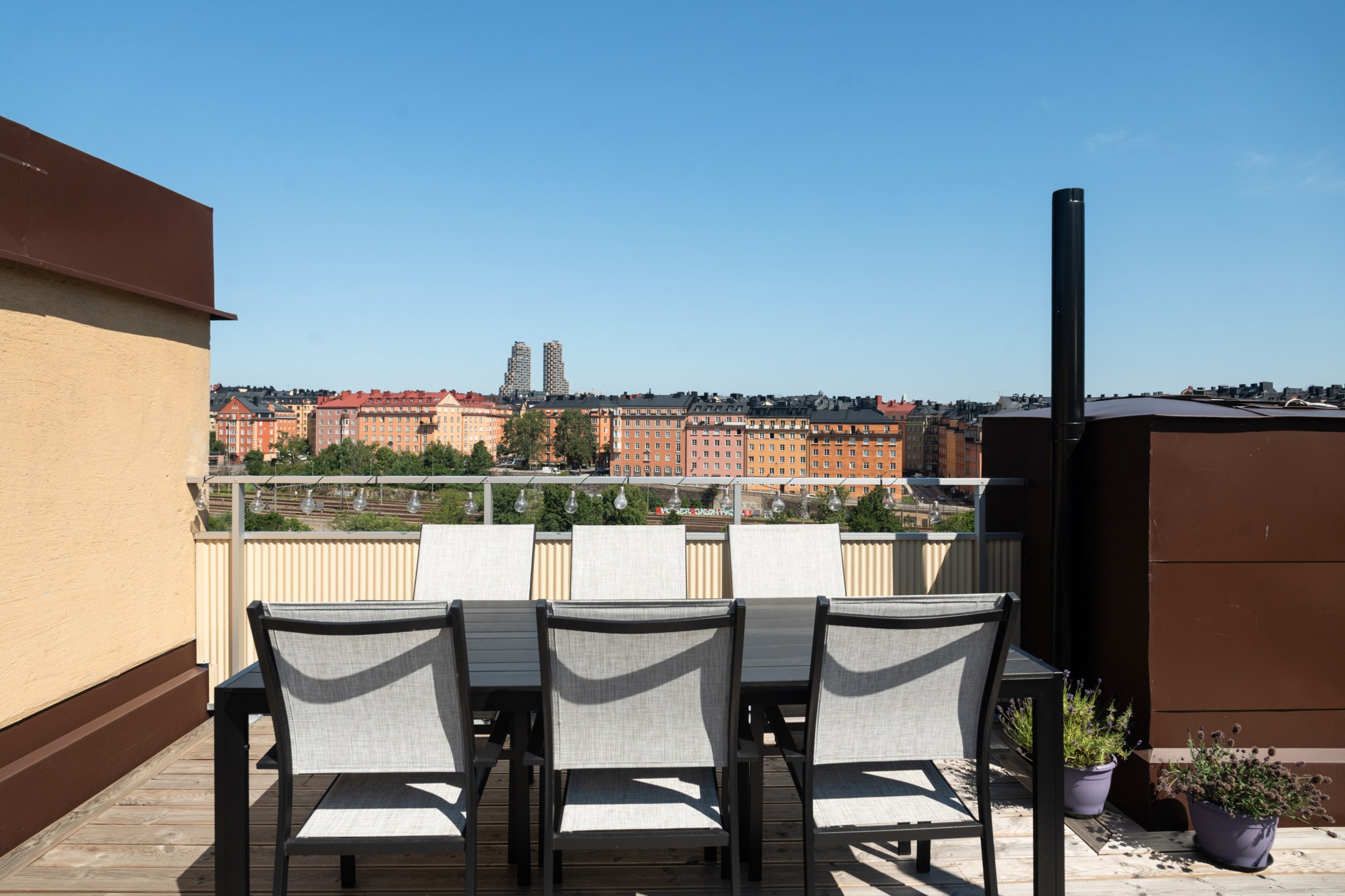 Föreningens härliga takterrass Kungsholms Strand 139, 5tr