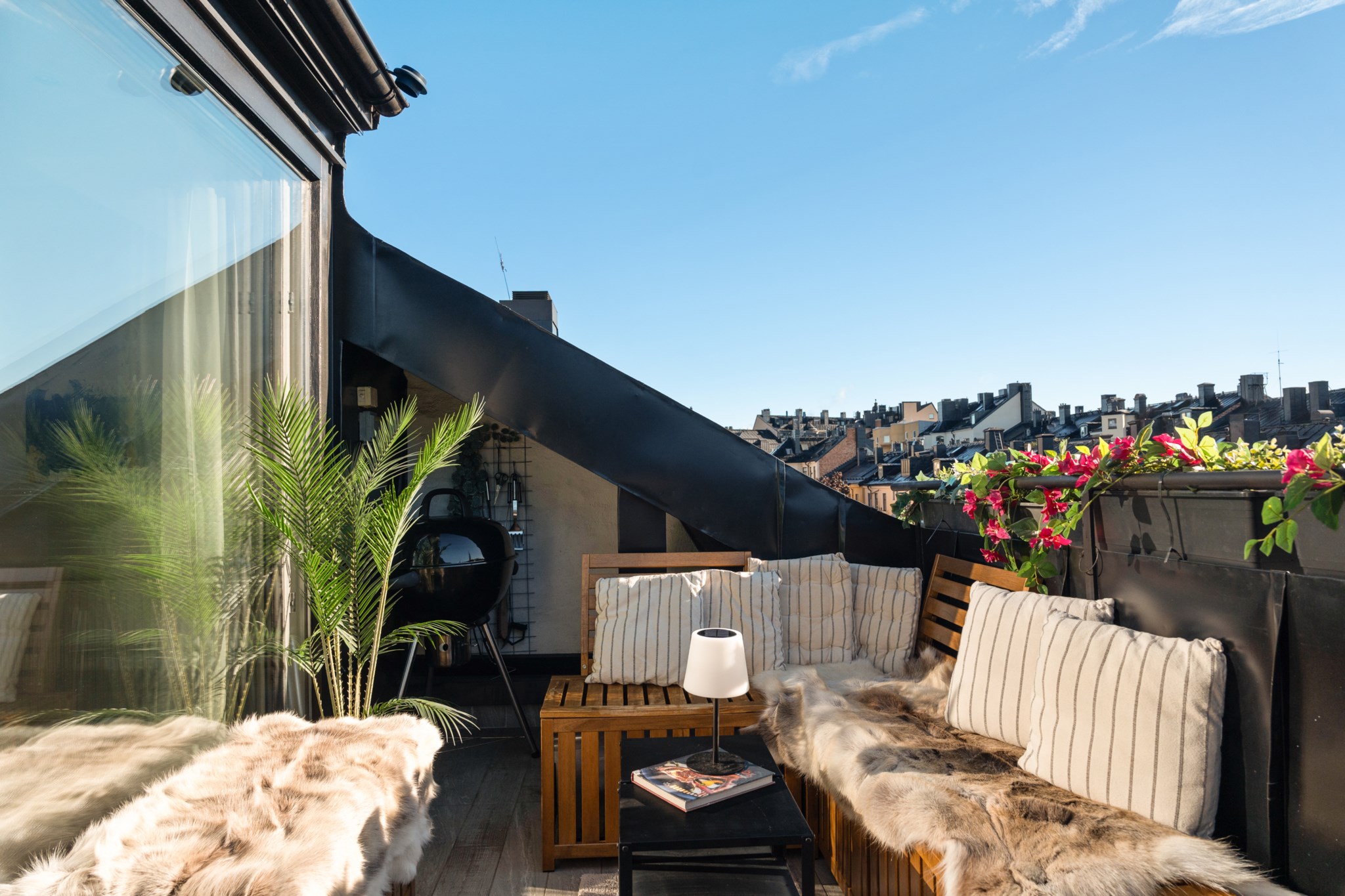 Skyddad takterrass Surbrunnsgatan 15, 4 tr