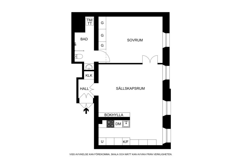 Planritning Frejgatan 42