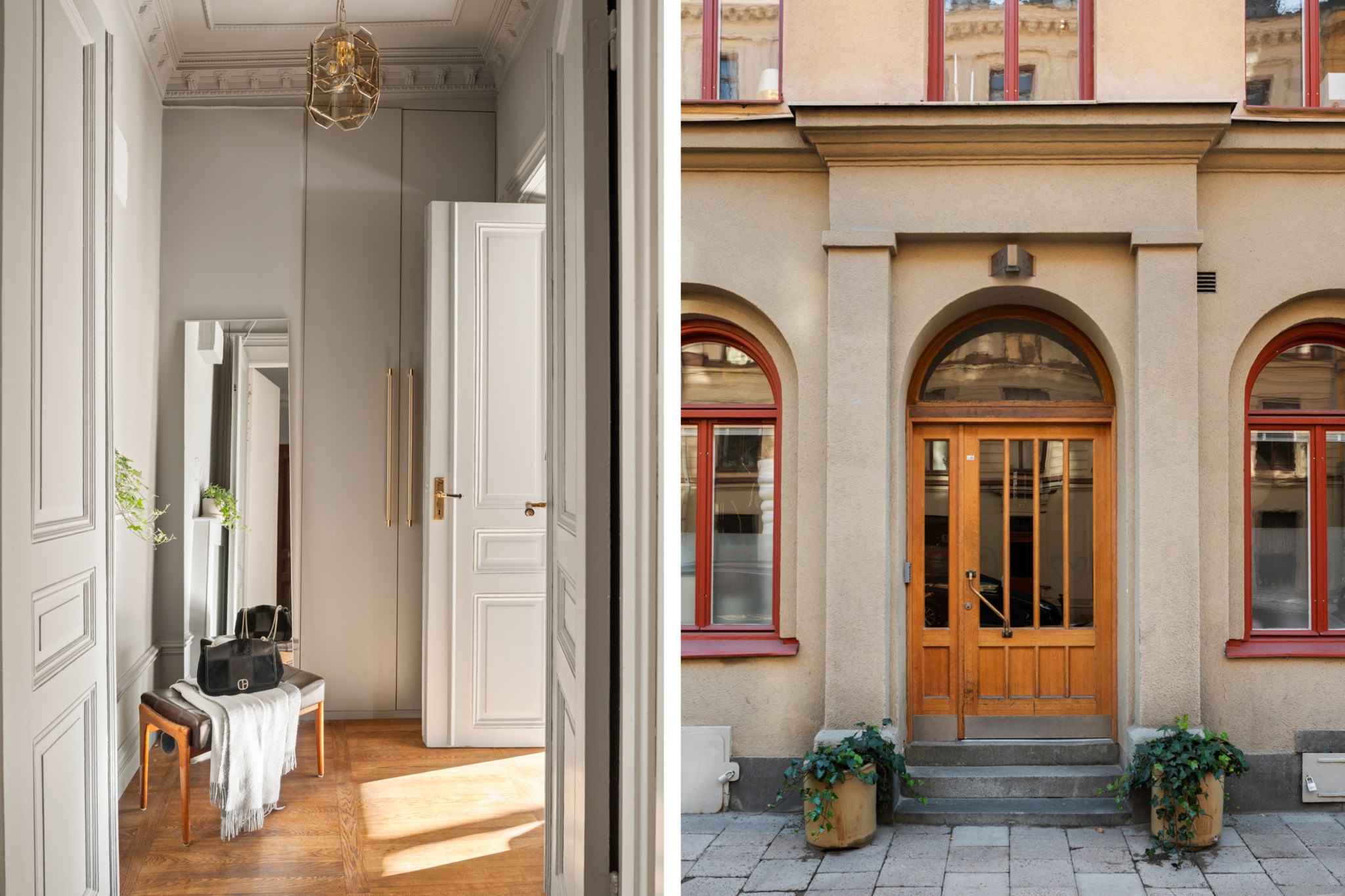 Hall med flödande ljus - Port Frejgatan 42