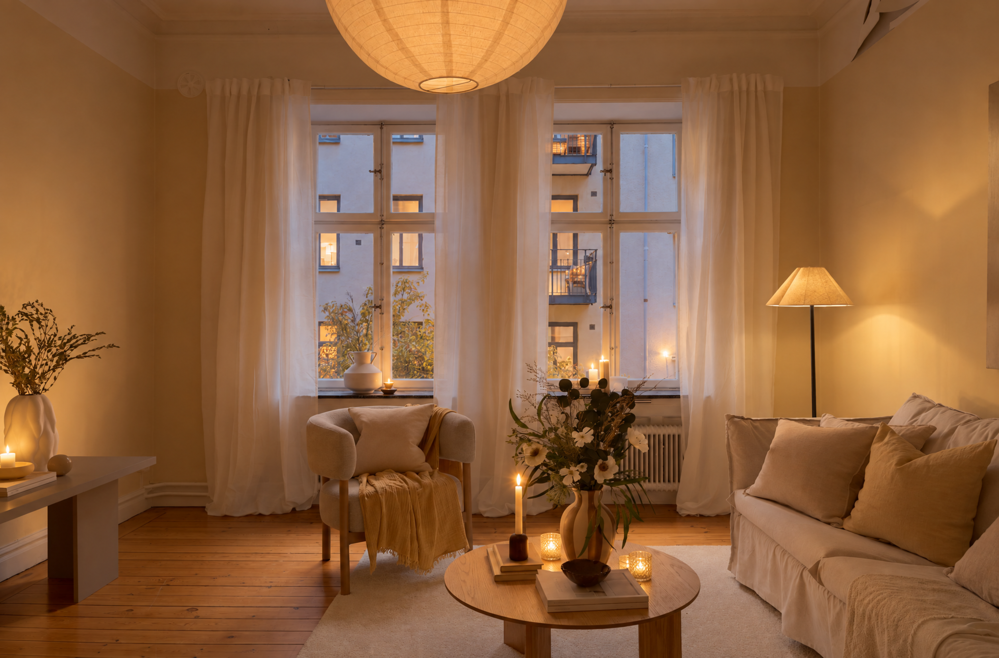 Skymning sällskapsrum Sankt Eriksgatan 61A